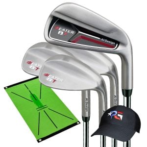 Special Edition B7 Bomber Irons (4-PW) | Matching Wedge Set | Swing Path Trainer | Golf Hat
