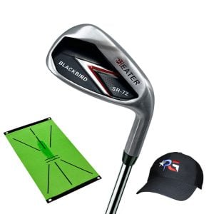 Special Edition Blackbird Wedge + Hitting Mat Swing Path Trainer + Patriot Stretch-Fit Hat