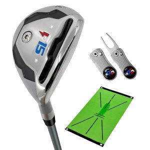 Limited Edition F15 Hybrid Iron + Swing Path Trainer + Divot Tool & Magnetic Ball Marker