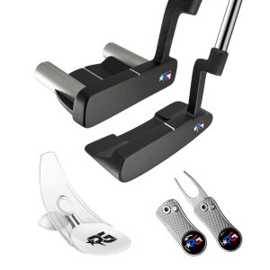 Patriot F14 Mallet or Blade Putter + Divot Tool & Magnetic Marker + Putting Cup Trainer