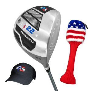 Special Edition F22 Raptor Driver + Patriot Golf Hat + Stars & Stripes Headcover