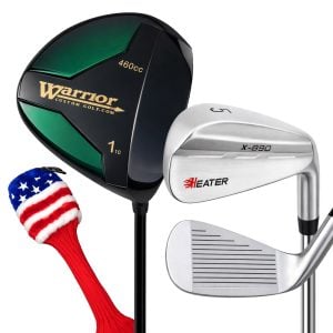 Special Edition Heater X-Blade Irons (4-PW) + Armory Gun Metal Titanium Driver + Stars & Stripes Headcover