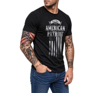 American Patriot T-Shirt - "Free Since 1776" Flag Tee